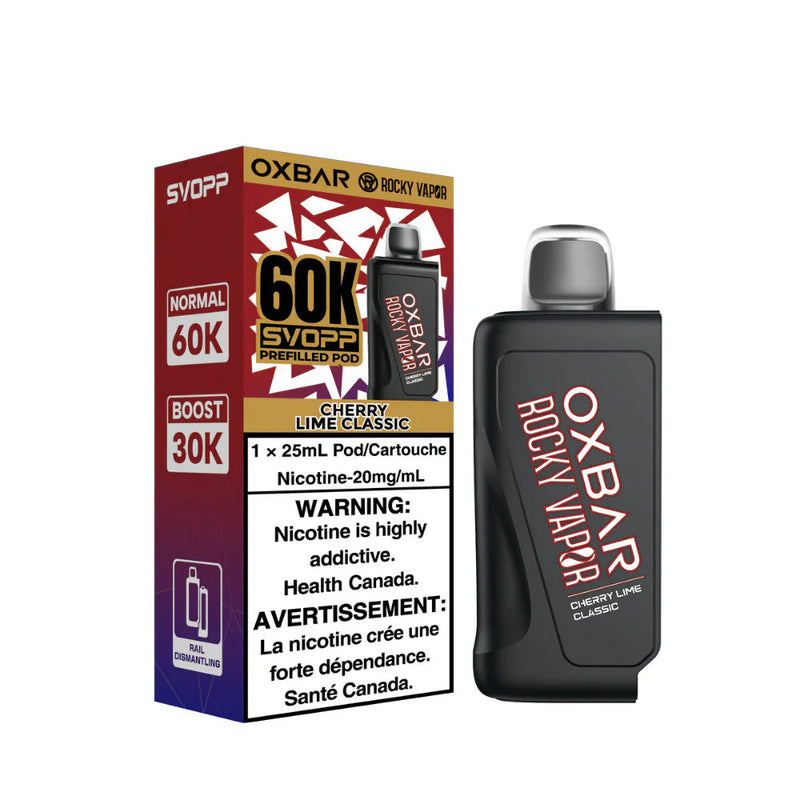 Oxbar Rocky Vapor SVOPP 60K Pod - Cherry Lime Classic 20mg