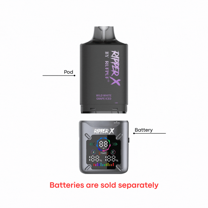 RIPPER X by RUFPUF 75K Pod - Spearmint Ice 20mg