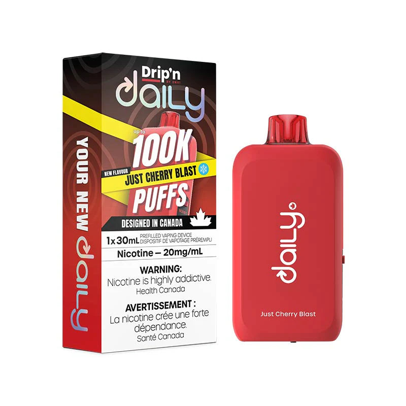 Drip'n Daily 100K Disposable - Just Cherry Blast Ice 20mg