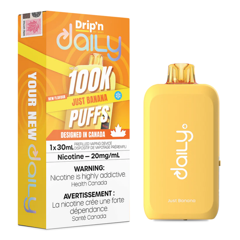 Drip'n Daily 100K Disposable - Just Banana Ice 20mg