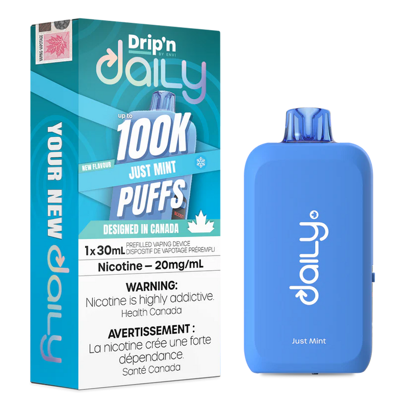 Drip'n Daily 100K Disposable - Just Mint Ice 20mg