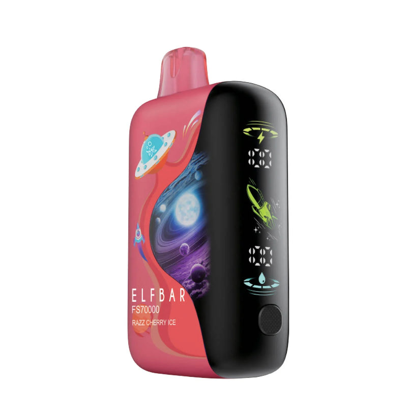 Elfbar FS70K Disposable - Razz Cherry Ice 20mg