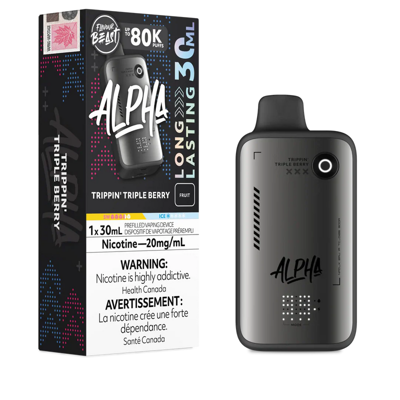 Flavour Beast Alpha 80K Disposable  - Trippin' Triple Berry 20mg