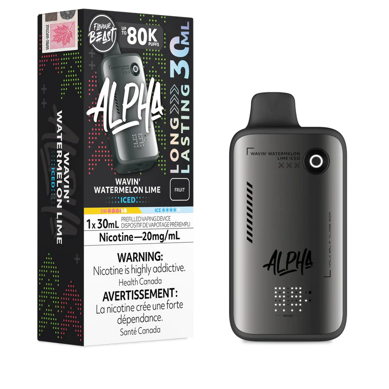Flavour Beast Alpha 80K Disposable  - Wavin' Watermelon Lime Iced 20mg