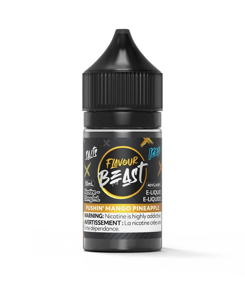 Flavour Beast Salt - Pushin' Mango Pineapple Iced 30ml