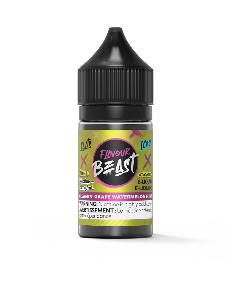 Flavour Beast Salt - Gleamin' Grape Watermelon Mint Iced 30ml