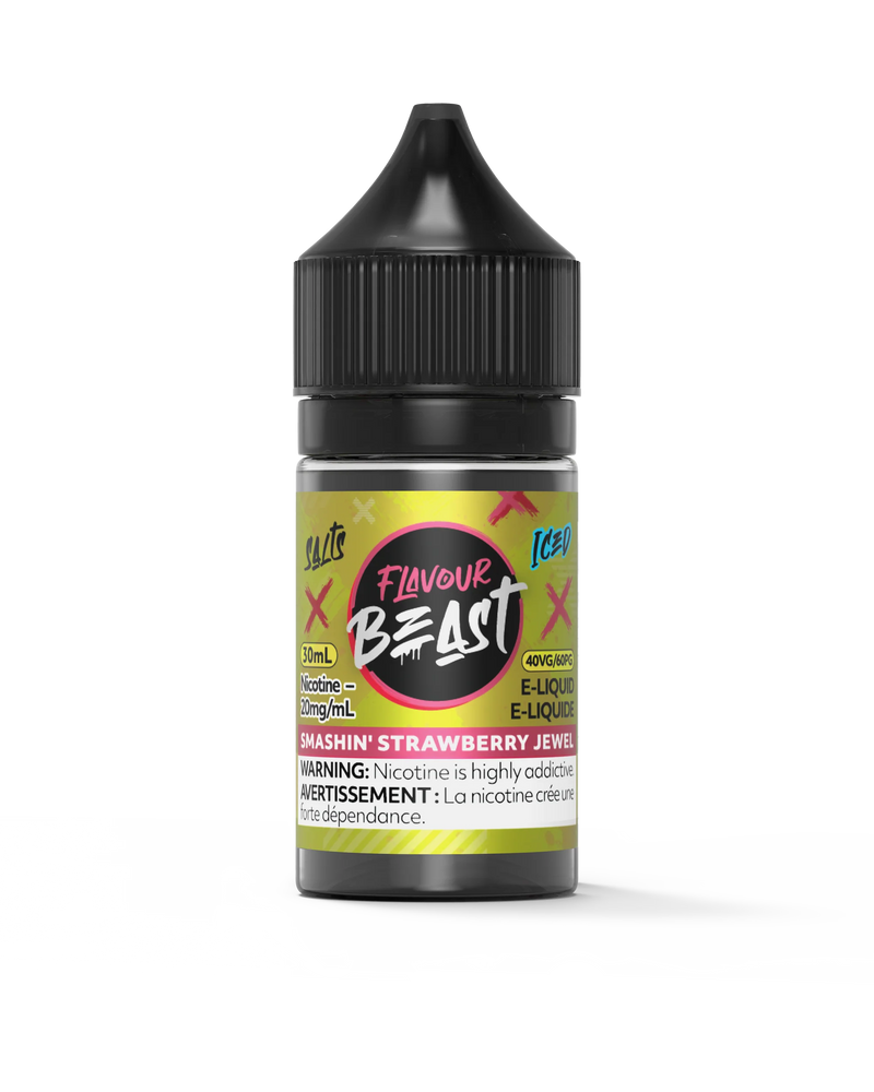Flavour Beast Salt - Smashin' Strawberry Jewel Iced 30ml
