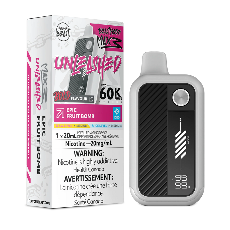 Flavour Beast Unleashed Beast Mode Max 3 Disposable - Epic Fruit Bomb Iced 20mg