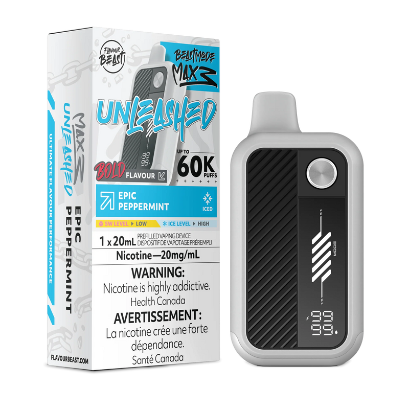 Flavour Beast Unleashed Beast Mode Max 3 Disposable - Epic Peppermint Iced 20mg