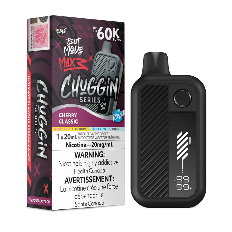 Flavour Beast Beast Mode Max 3 Disposable - Chuggin' Cherry Classic Iced 20mg
