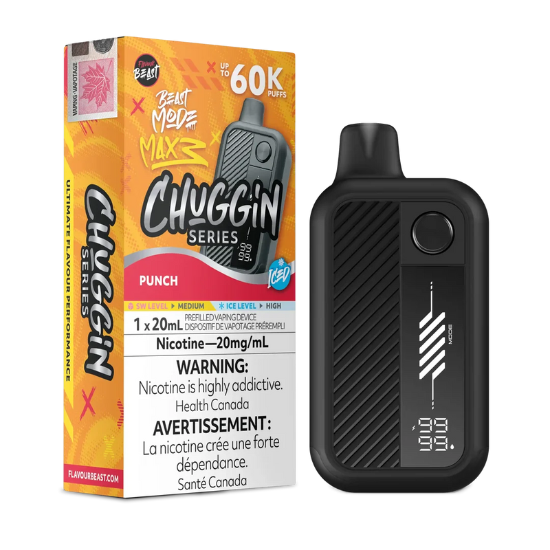 Flavour Beast Beast Mode Max 3 Disposable - Chuggin' Punch Iced 20mg