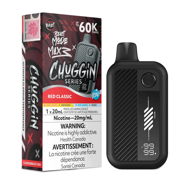 Flavour Beast Beast Mode Max 3 Disposable - Chuggin' Red Classic Iced 20mg