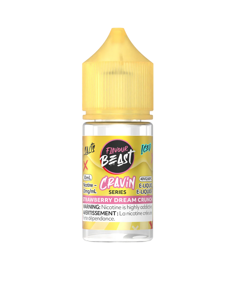 Flavour Beast Salt - Cravin' Strawberry Dream Crunch Iced 30ml