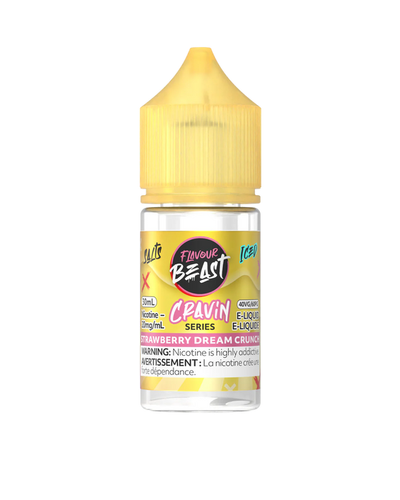 Flavour Beast Salt - Cravin' Strawberry Dream Crunch Iced 30ml