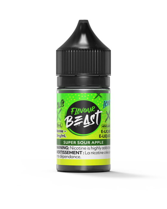 Flavour Beast Salt - Super Sour Apple Iced 30ml