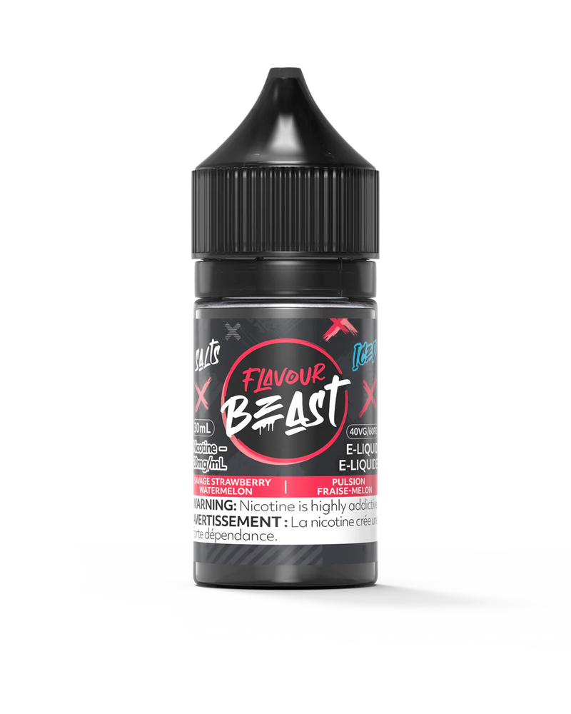Flavour Beast Salt - Savage Strawberry Watermelon Iced 30ml