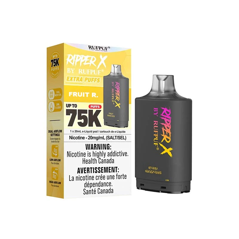 RIPPER X by RUFPUF 75K Pod - Fruit R. 20mg