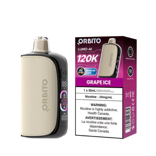 Orbito Lumo-AI 120K Disposable - Grape Ice 20mg