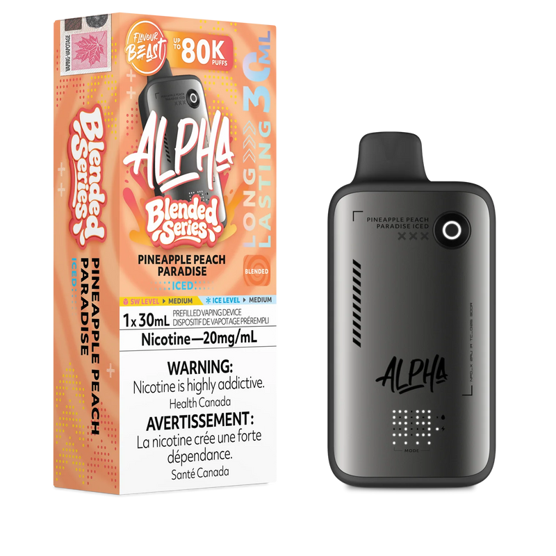 Flavour Beast Alpha 80K Disposable - Pineapple Peach Paradise Iced 20mg