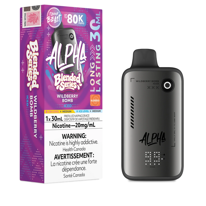 Flavour Beast Alpha 80K Disposable - Wildberry Bomb Iced 20mg