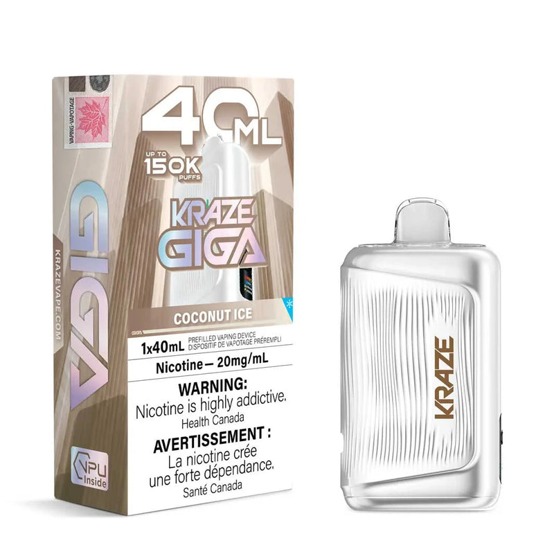 Kraze Giga Disposable - Coconut Ice 20mg