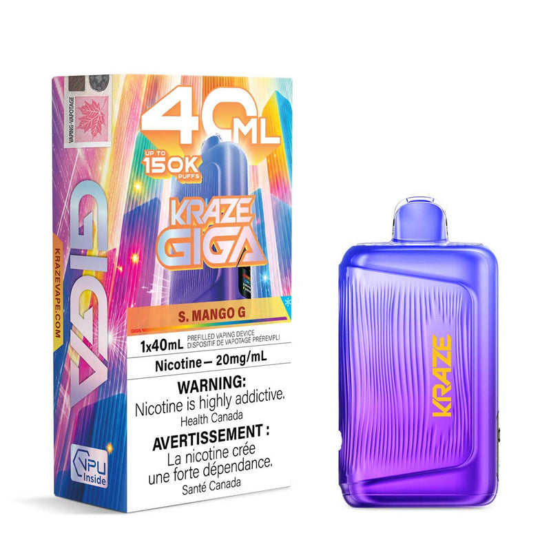 Kraze Giga Disposable - S. Mango G 20mg