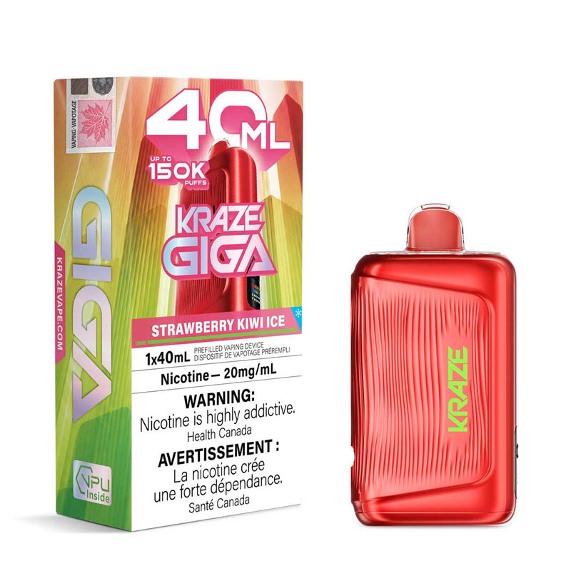 Kraze Giga Disposable - Strawberry Kiwi Ice 20mg