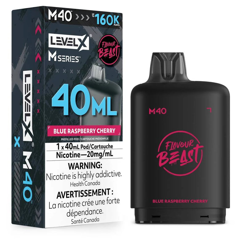 Level X M Series Flavour Beast Pod - Blue Raspberry Cherry 20mg