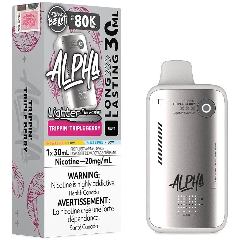 Flavour Beast Alpha 80K Disposable - L.S. Trippin’ Triple Berry 20mg