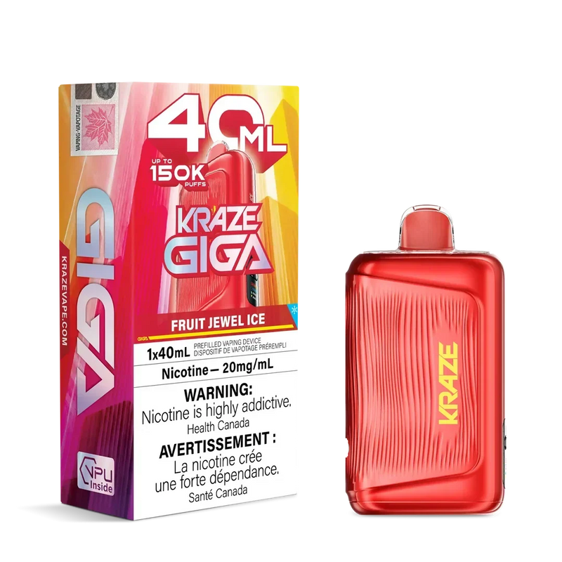 Kraze Giga Disposable - Fruit Jewel Ice 20mg