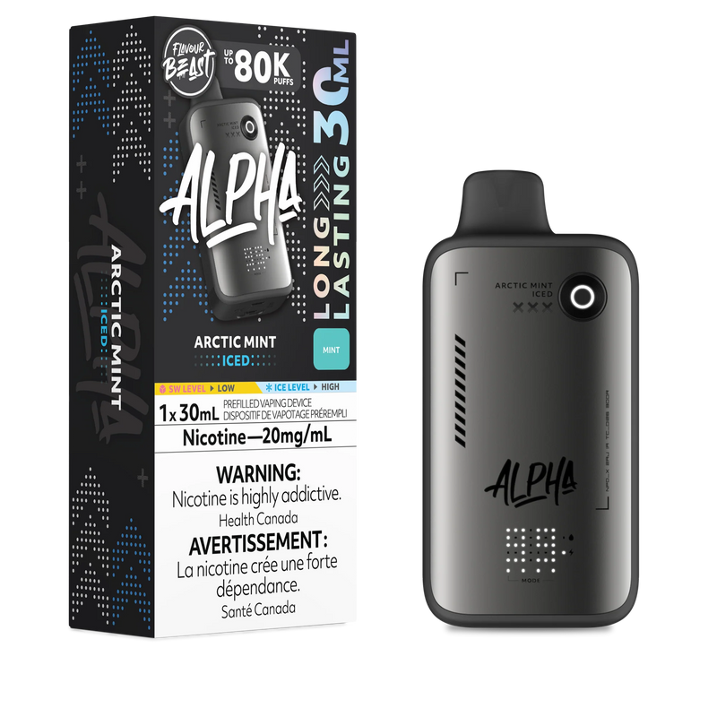 Flavour Beast Alpha 80K Disposable - Arctic Mint Iced 20mg