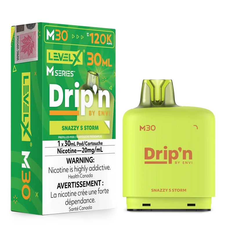Level X M Series Drip’n Pod 30ml - Snazzy S Storm 20mg
