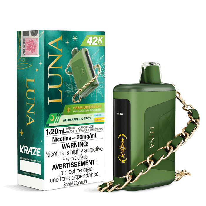 Kraze Luna Disposable - Aloe Apple G Frost 20mg