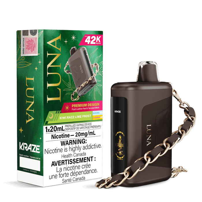 Kraze Luna Disposable - Kiwi Razz Lime Frost 20mg