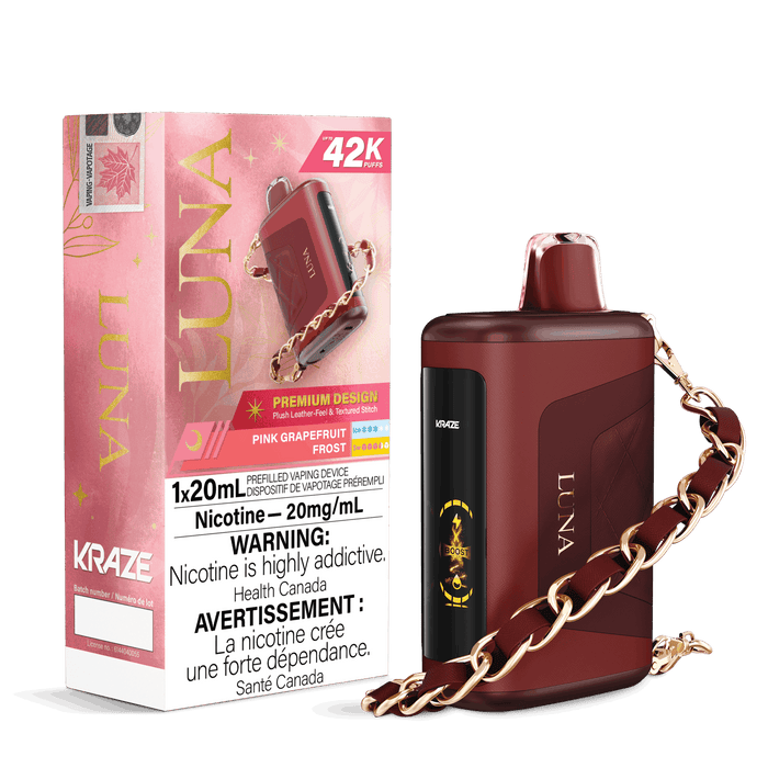 Kraze Luna Disposable - Pink Grapefruit Frost 20mg