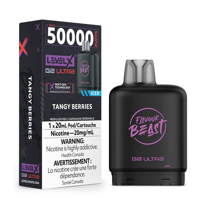 Level X Flavour Beast G2 Ultra - Tangy Berries Iced 20mg