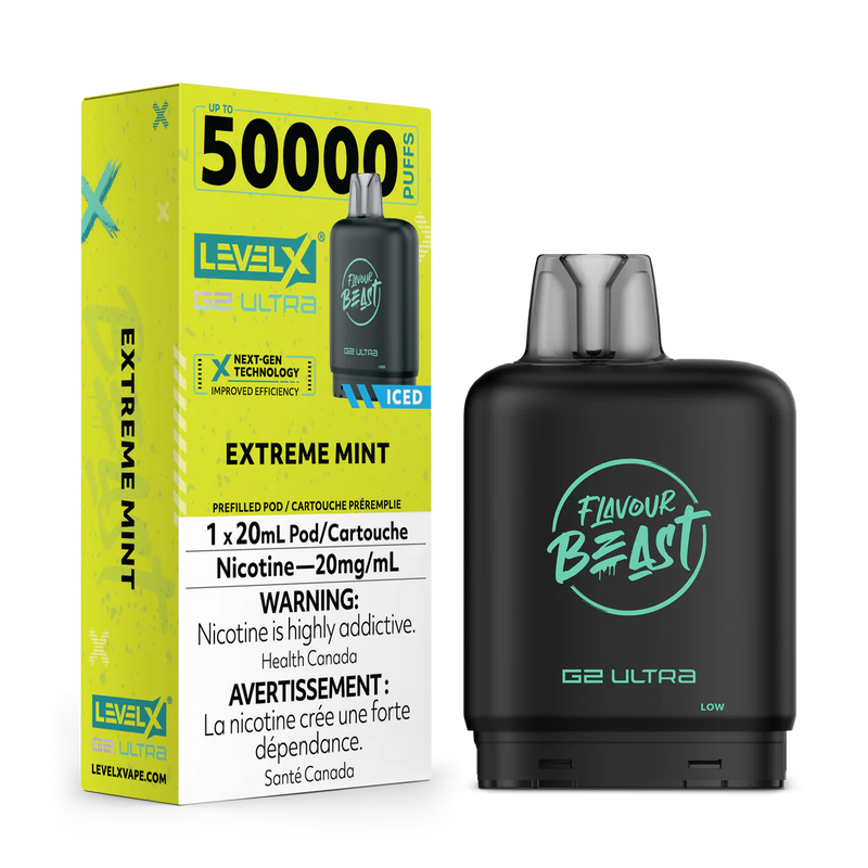 Level X Flavour Beast G2 Ultra - Extreme Mint Iced 20mg