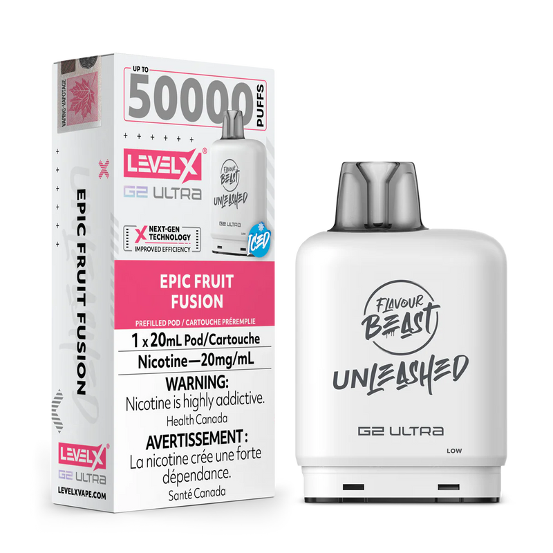 Level X Flavour Beast Unleashed G2 Ultra - Fruit Fusion Iced 20mg