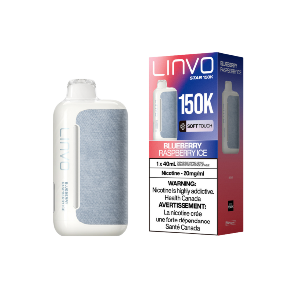 Linvo Star 150K Disposable - Blueberry Raspberry Ice 20mg