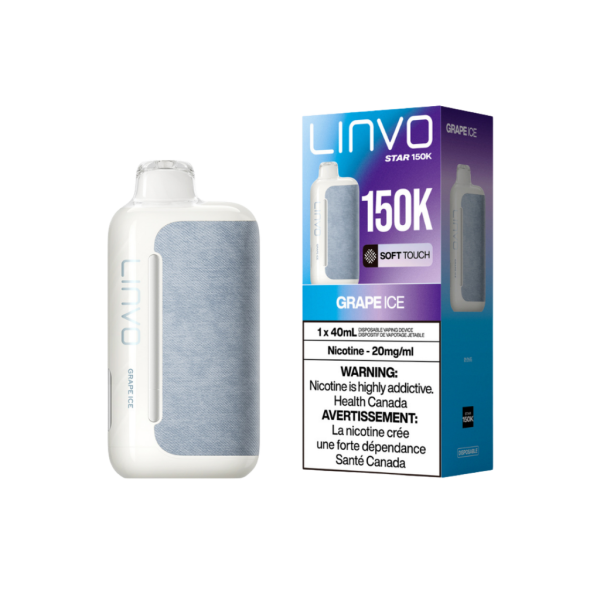 Linvo Star 150K Disposable - Grape Ice 20mg