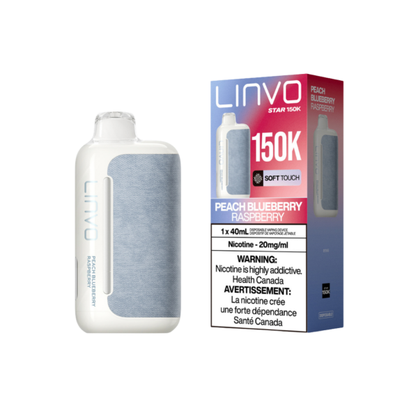 Linvo Star 150K Disposable - Peach Blueberry Raspberry 20mg