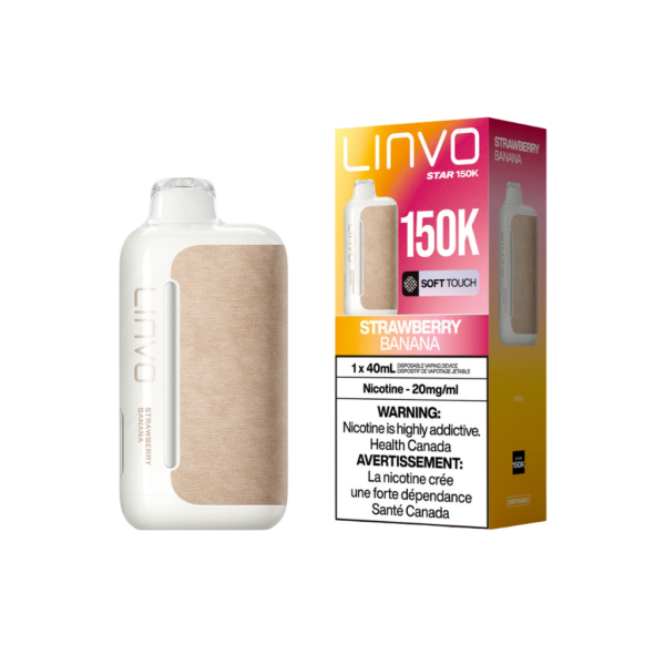 Linvo Star 150K Disposable - Strawberry Banana 20mg