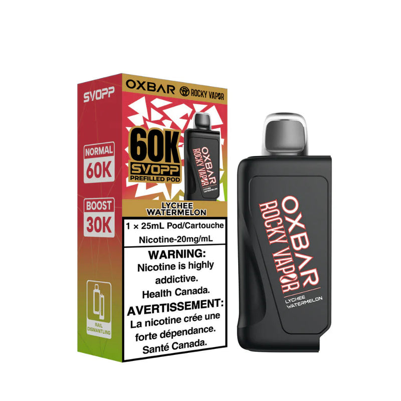 Oxbar Rocky Vapor SVOPP 60K Pod - Lychee Watermelon 20mg