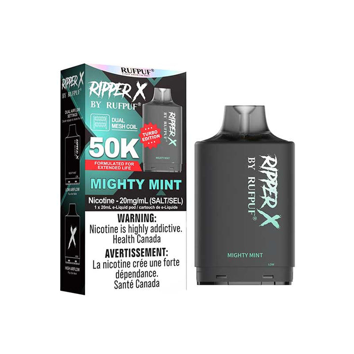 RIPPER X by RUFPUF 50K Pod - Mighty Mint 20mg
