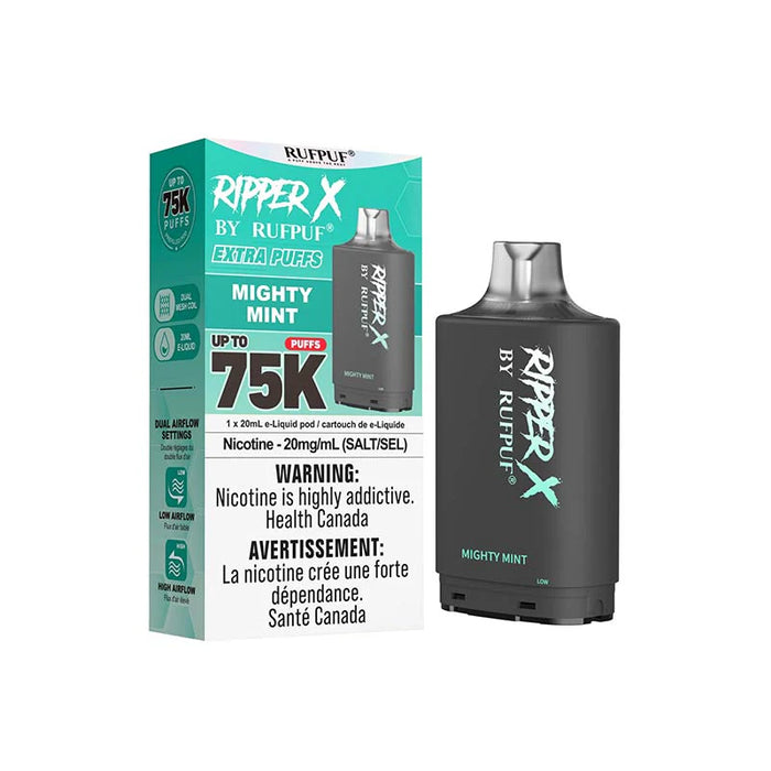 RIPPER X by RUFPUF 75K Pod - Mighty Mint 20mg