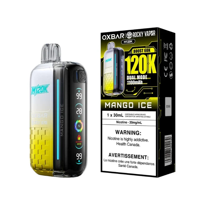 Oxbar M120K Disposable - Mango Ice 20mg