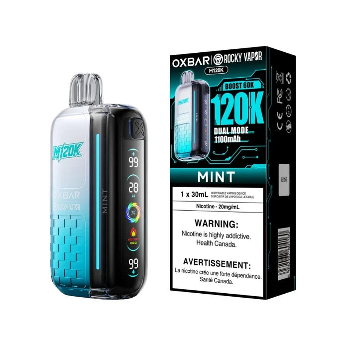 Oxbar M120K Disposable - Mint 20mg