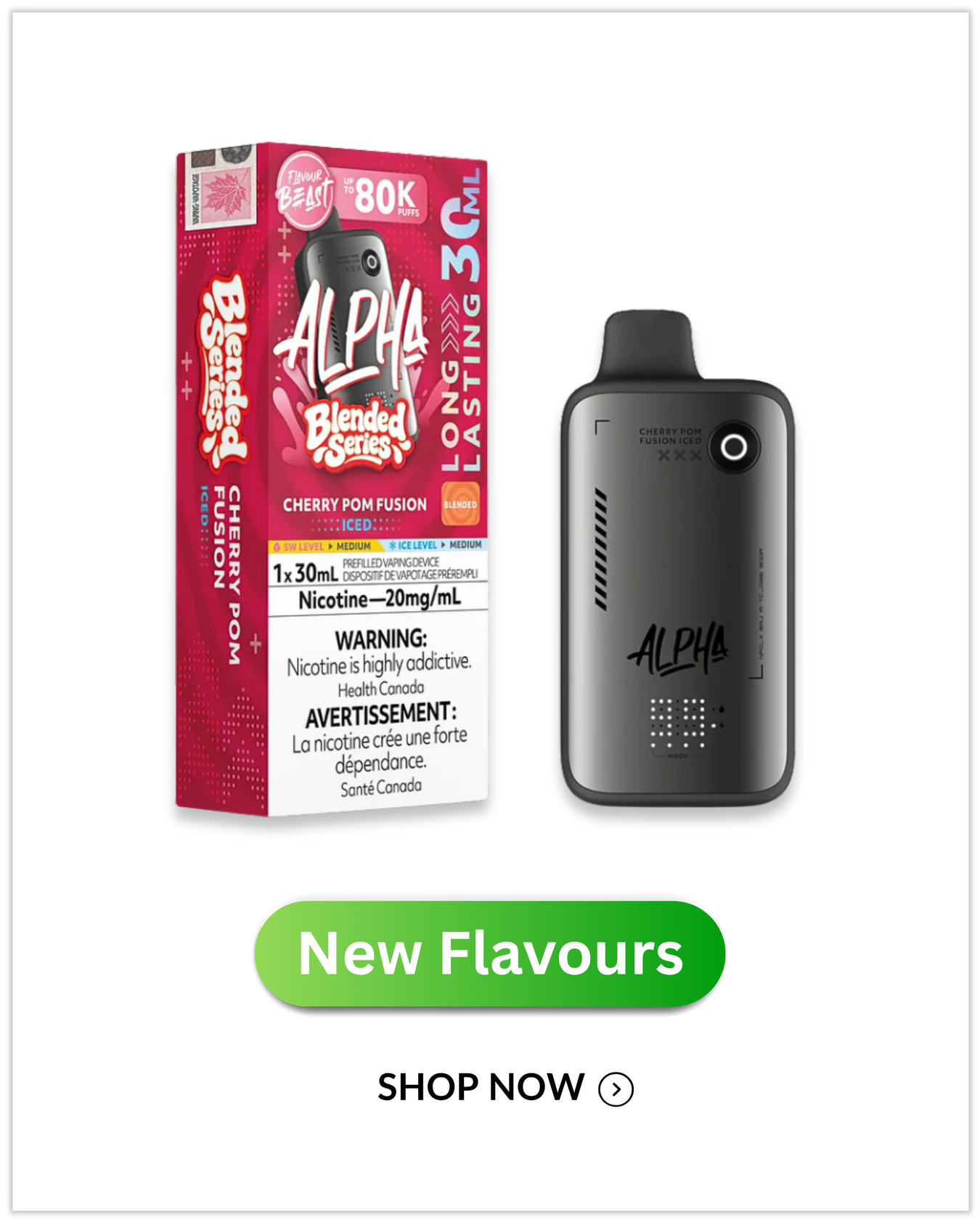 Flavour Beast Alpha 80K Blended Series Disposables