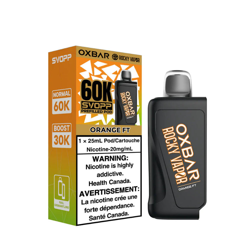 Oxbar Rocky Vapor SVOPP 60K Pod - Orange FT 20mg