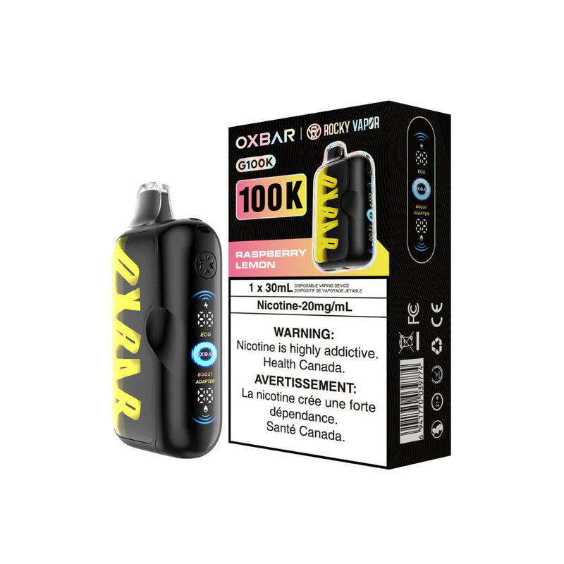 Oxbar G100K Disposable - Raspberry Lemon 20mg
